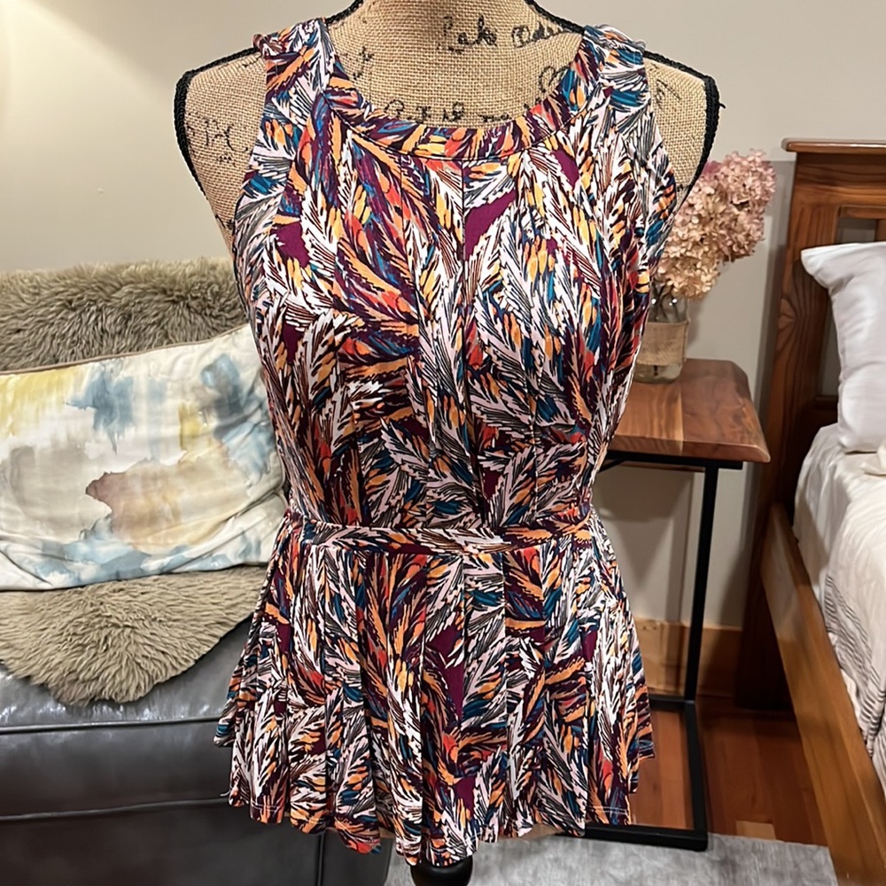 Anthropologie Deletta Abstract Top - Size XS